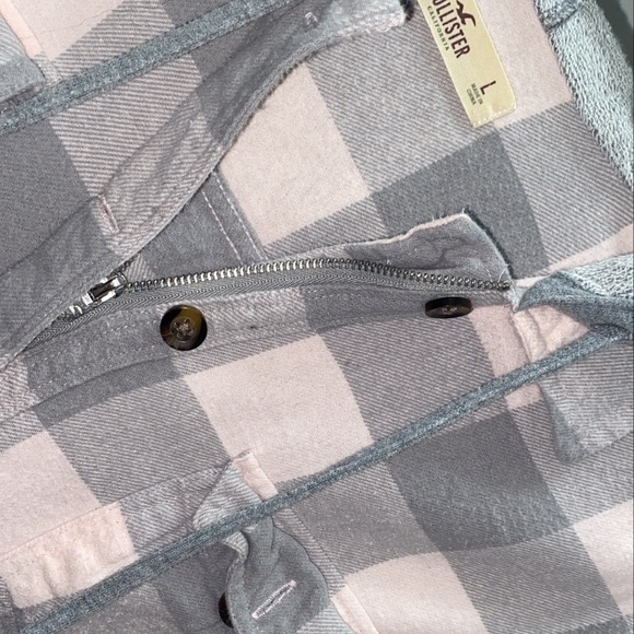 Hollister flannel hoodie - Picture 3 of 5